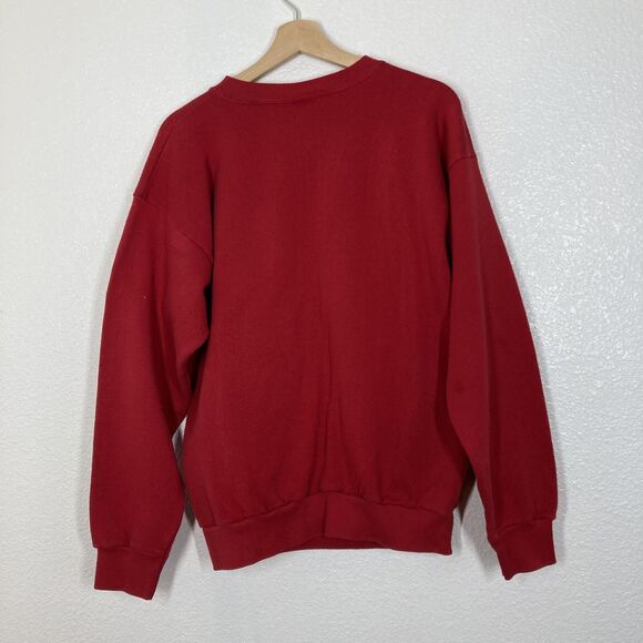 Vintage MBC Sweatshirt Mens XL Christmas Village Graphic Crewneck Made USA 90s - Picture 11 of 15